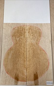 Back & Sides Bird's Eye Maple, Classic Unique Piece #014